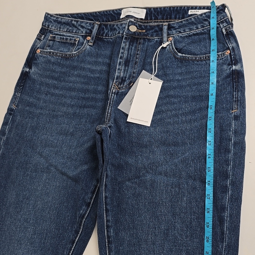 Dear John: Blaire High Rise Slim Straight Denim - Romeland - Picture 5 of 14